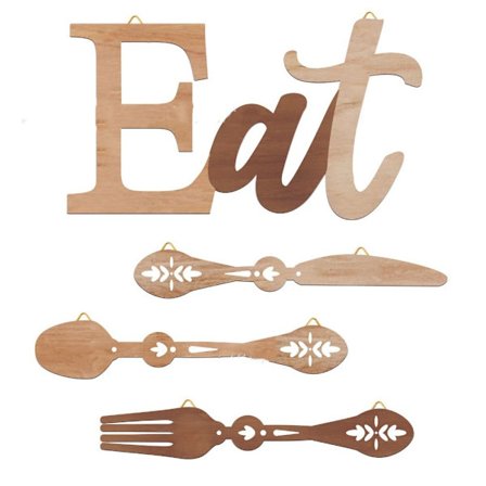 Puinen koriste kodin seinäkoristekortti RUSKEA