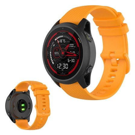 Garmin Forerunner 745 grid silikon klockarmband - gul Amber