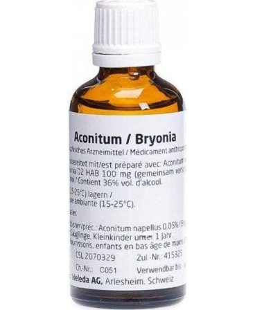 Weleda Aconitum Bryonia Diluita 20ml Gocce