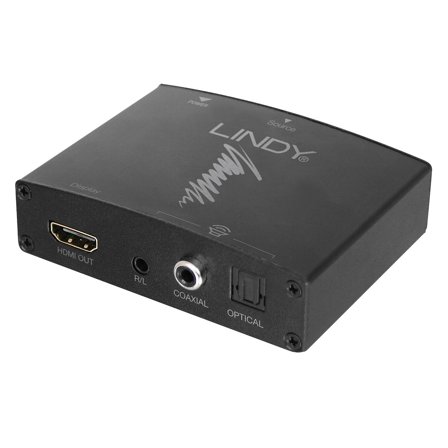 Lindy HDMI 4K Audio Extractor with bypass - HDMI-lydsignalutskiller
