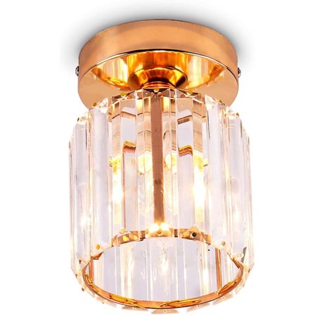 Krystal loftslampe moderne mini lysekrone loftslampe krystal vedhængslampe armatur til køkkenø spisebord soveværelse korridor