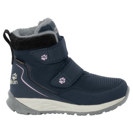 Jack Wolfskin Kids Polar Wolf Texapore Mid Vc Children lined boots Blue 28