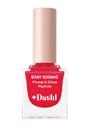 DASHL Stay Iconic Plump & Gloss Peptide Nagellack Unisex Röd 10ML