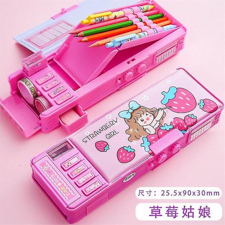 Pencil Case Estojo Escolar Password Pen Case Unicorn Kawaii Pencilcases Multifunctional Pencil Box K