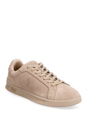 Heritage Court Ii Suede Sneaker Pink Polo Ralph Lauren