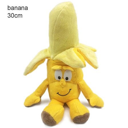 25cm Frukt Plyschdocka Grönsaksleksak 30CMBANANA BANANA