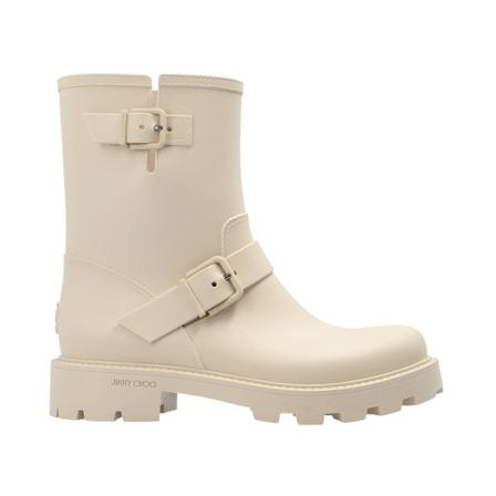 Jimmy Choo, Yael rain boots Beige, Dames, Maat:35 EU,rubber