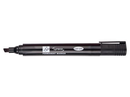 Lyreco Märkpenna 1-5mm sned svart - Lyreco - Kontorsmaterial > Pennor > Märkpennor - Skuren spets