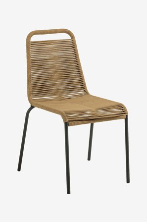 Kave Home - GLENVILLE stol, 4-pk - Svart - Spisestoler - Fra Homeroom