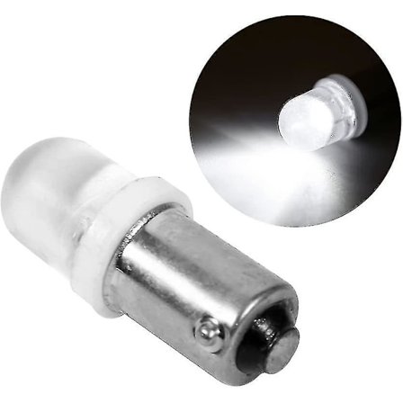 T11 T4w Led-lamput Valkoinen Ba9s H6w 1895 Kupera 1 Led Auto Auto Valkoinen Led Kojelaukkavalotwhite20pcs