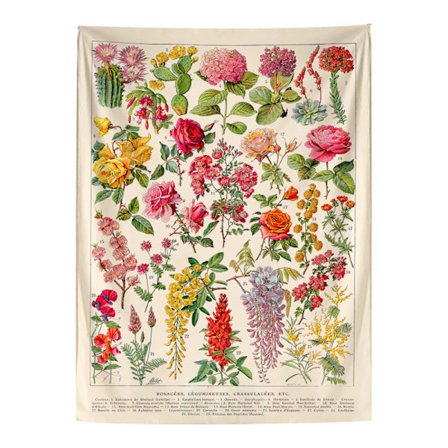 130x150cm Blomväxter Väggbonad för Natur Dekoration