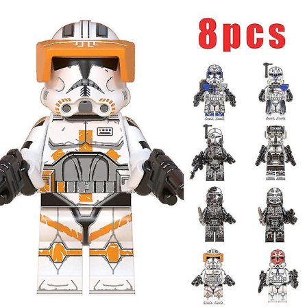 8 kpl/setti Star Wars -minifiguuri kootut mini rakennuspalikka lelut lahjat