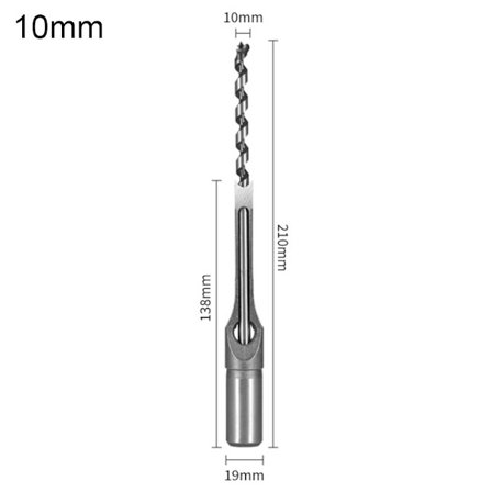 Firkantet hulsbor træbearbejdningsværktøj 10MM