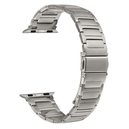 Metallarmband Apple Watch Series 10 42mm Justerbart klockarmband - Titan