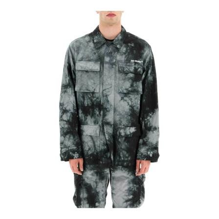 Off White Jas , Grijs , Heren , Maat: L