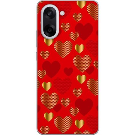 Kompatibelt Mobilskal till OnePlus OnePlus Nord CE5 GoldenHearts