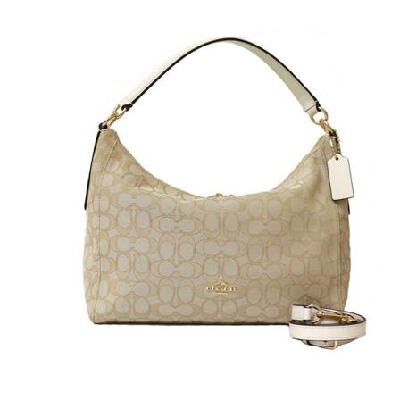 Coach Pre-owned, Pre-owned Shoulder Bags Beige, Dames, Maat:ONE Size