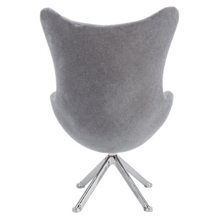 Miniature Stol Mini Flocking Sofa Møbel Model Dekoration 1:12 Dukkehus Tilbehør Grå