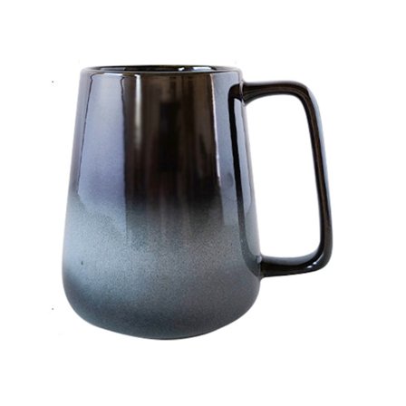 Stor Keramikmugg, 700ml Retro Kaffekopp, Vintage Design, Extra Stor Frukostmugg, Hållbar Temugg för Daglig Användning