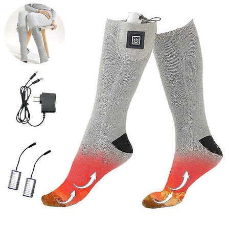 Heated Socks Rechargeable Electric Battery Unisex Thermal Foot Warmer