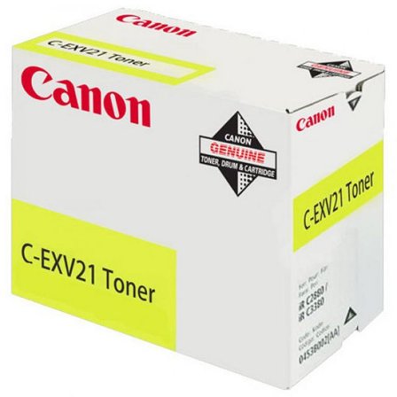 CANON Toner, C-EXV 21, gul, singelförpackning, 0455B002 - Lyreco - Toner och bläck - Tonerkassetter - Toner Canon
