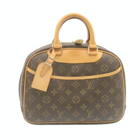 Louis Vuitton Vintage, Pre-owned Trouville Bruin, Dames, Maat:ONE Size,leer
