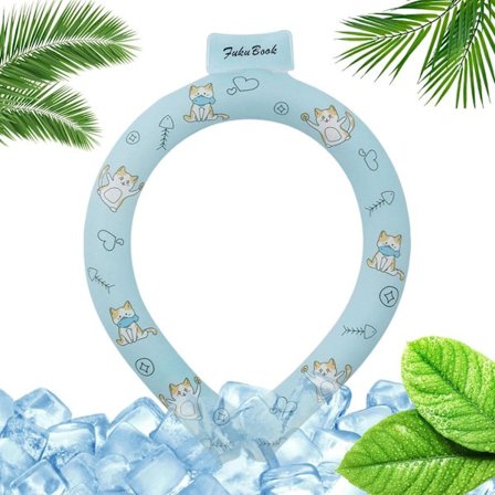 Nakkekjølering - Bærbar og gjenbrukbar nakkekjølering | Iskrage for nakke, kjøletilbehør for varmt vær, nakkeispakning gel