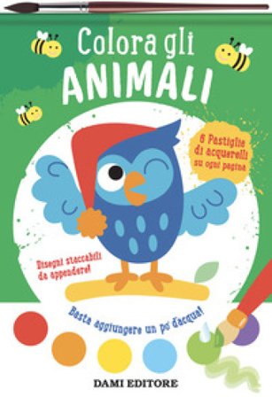 Colora gli animali. Colori magici. Ediz. illustrata. Con pennello