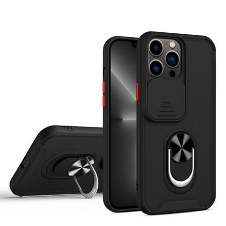 Iphone 13 Pro - Camshield Ring Skal - Svart