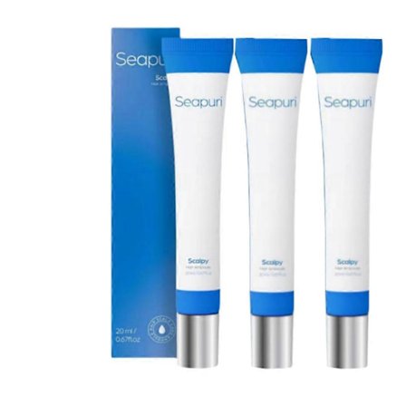 1-5x Seapuri Hodebunnsampulle for Hår, Hårtap & Gjenvekst | Hodebunnsbehandling med Salisylsyre, Mentol, for Menn & Kvinner