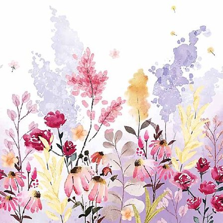 DaybyDay Servietter 33x33cm Watercolor Flowerfield