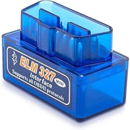 ELM327 Bluetooth Mini Felkodsläsare / OBD2 - Bildiagnostik i Blå