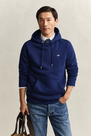 GANT Herren Hoodie (M) Marineblau