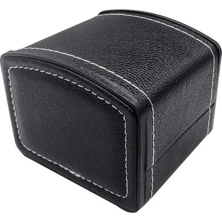 Klokkeboks, PU-skinn Firkantet Klokke, Klokke Smykker Armbåndsurholder Enkelt Klokke Reiseveske