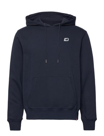Nb Small Logo Hoodie Hoodie Trøje Navy New Balance