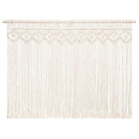 Nordisk Håndlavet Bomuldsvægophæng Gobelin Makrame Bryllupsbaggrund Gardin Boheme Kvast Vægkunst Boho Dekor