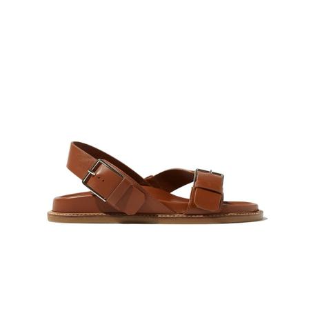 Scarosso Hailey Sandaler Brun, Dame Sandaler, Størrelse: 35 EU