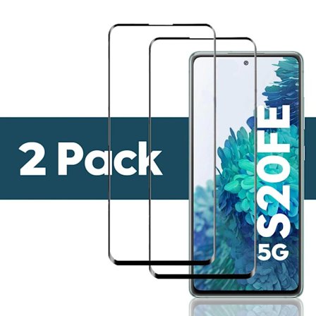 2-Pack SAMSUNG S20 FE Näytönsuoja - Karkaistu Lasi 9H - Super laatu 3D