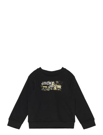 Jcooutdoor Logo Sweat Crew Neck Mni Tops Sweatshirts & Hoodies Sweatshirts Navy Jack & J S