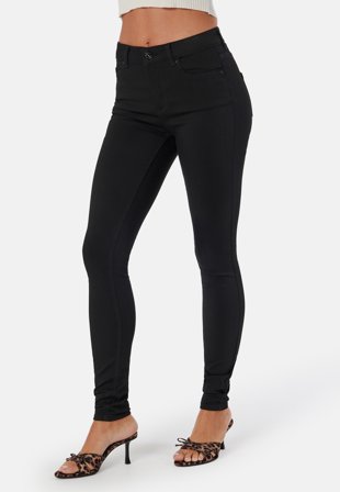 ONLY Onlblush Mid Sk 4everblk Dnm Black Denim Vaatteet