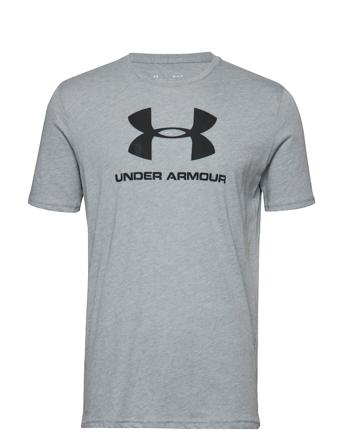 Ua M Sportstyle Logo Ss T-shirt Grå Under Armour