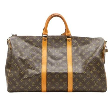 Louis Vuitton Vintage Pre-owned Weekend Tass , Bruin , Dames , Maat: ONE Size Vintage Tassen