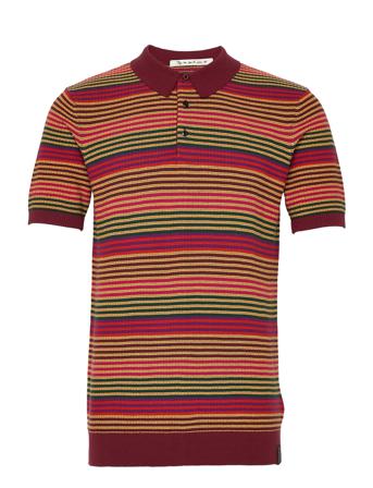 Essentials Organic Cotton Pique Polo Patterned Scotch & Soda