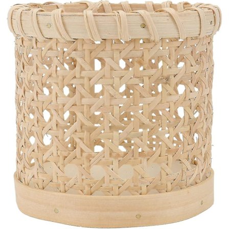 Rattan Penholder Håndvævet Vikkerkorg - Primær Farve