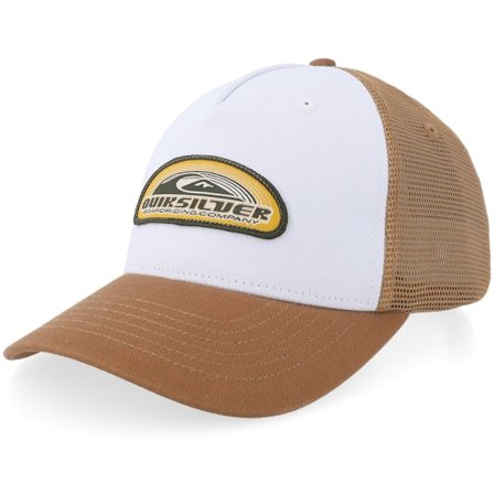 Quiksilver - Marrón trucker Gorra - Decades White/Tobacco Brown A-frame Trucker @ Hatstore