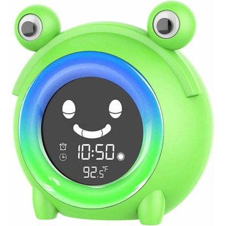 Lasten herätyskello, söpö lasten uniopettaja herätyskello yövalolla