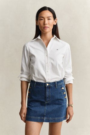 GANT Damen Jeanshemd (40) Weiß