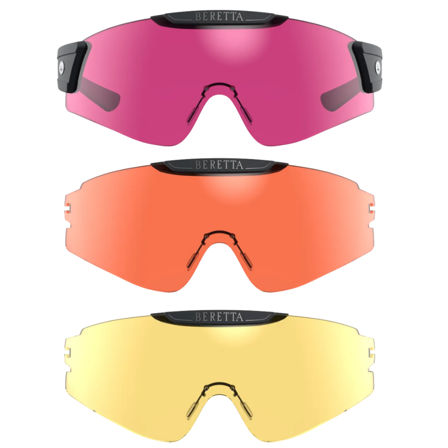 Beretta InterMask Eyeglasses Yellow/Magenta/Orange
