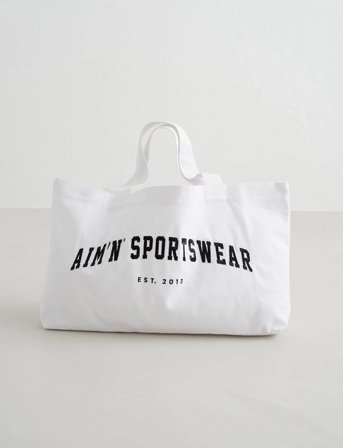 aim ́n Varsity Tote Bag - White - ONE SIZE