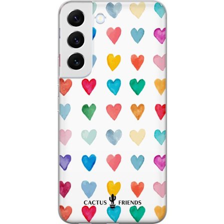 Yhteensopiva Puhelinkuori Samsung Samsung Galaxy S22 5G Cactus and Friends - Watercolor Love Grid